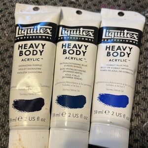 Liquitex/pro acrylic 3pcs